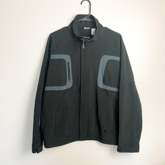 Snozu Soft Shell Full Zip Jacket Black Mens Jacket Medium - Picture 1 of 8
